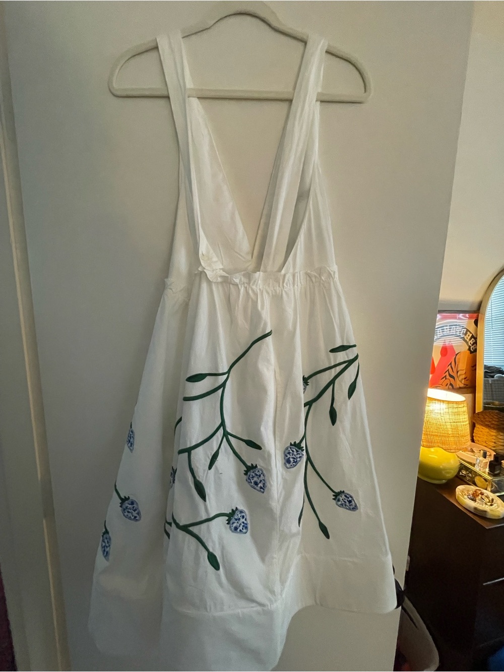 Maeve White Embroidered Floral Sundress - Picture 8 of 13